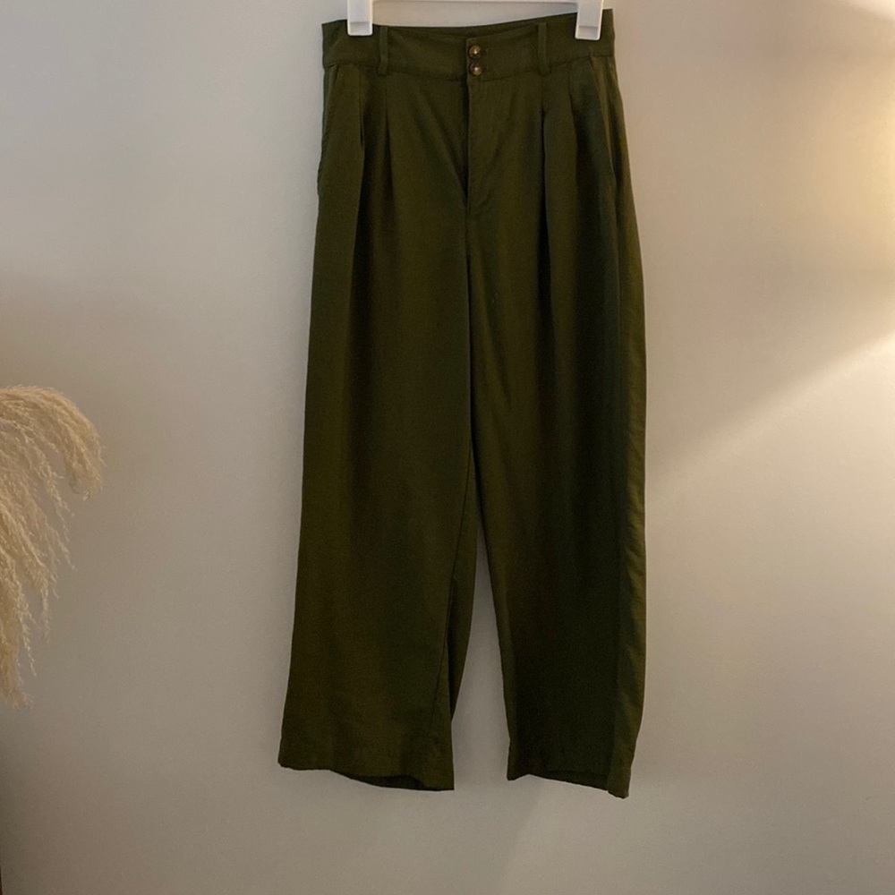 Madewell green trouser